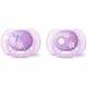 Philips Avent Ulta Soft Chupeta Decorada Menina 6-18M 2 unid.